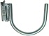 E-Track J-hook, 1/2" x 4 1/4" round, zinc plated