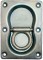 bolt-on recessed mount rope ring, zinc plated / RR12