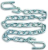 Trailer Safety Chain with 2 Safety Latch "S" Hooks / TCL1, TCL2, TCL3
