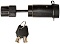 barbell trailer coupler lock, black finish / CBB1