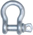 1/2" bow shackle, galvanized / GS07