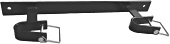 string trimmer holder - bolt-on, horizontal, black / STHH